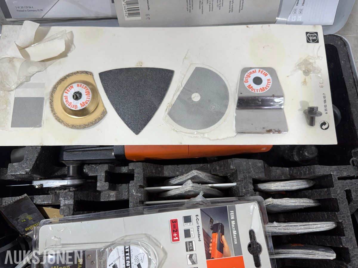Parti med elektriske håndverktøy – Bosch, Black & Decker, FEIN, Hazet m.fl.