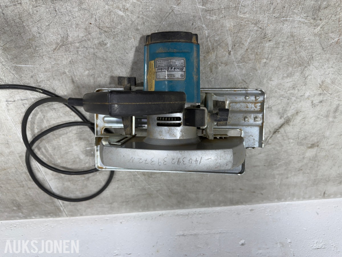 Parti med elektriske håndverktøy – Bosch, Black & Decker, FEIN, Hazet m.fl.