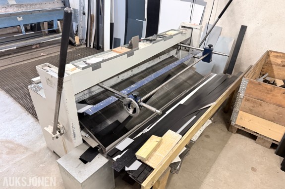 Schröder HS 2000/1,25 platesaks – 2006 modell – 2.000 mm / 1,25 mm