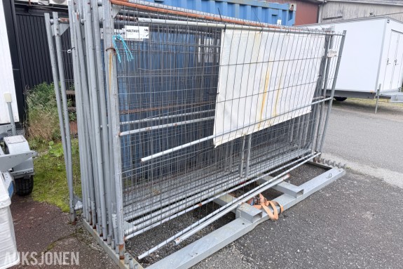 Anleggsgjerder med stativ