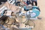 Diverse verktøy og byggutstyr – Bosch, Makita, varmevifter, kompressor m.m.