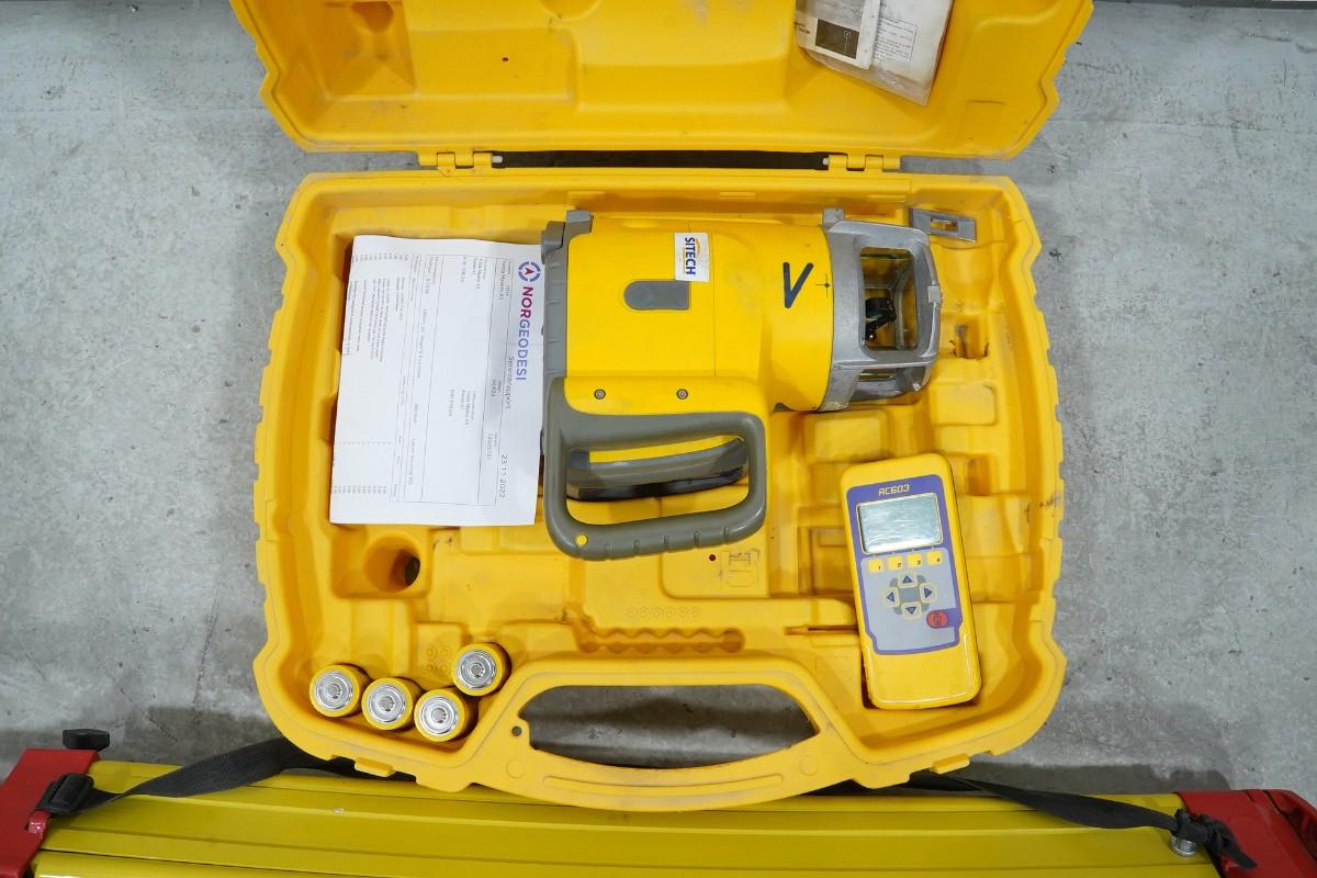 Spectra Precision UL633 rotasjonslaser med RC603 fjernkontroll og stativ