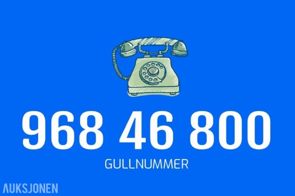 Gullnummer: 968 46 800