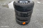 4 stk Michelin sommerhjul 215/65 R16 på stålfelg