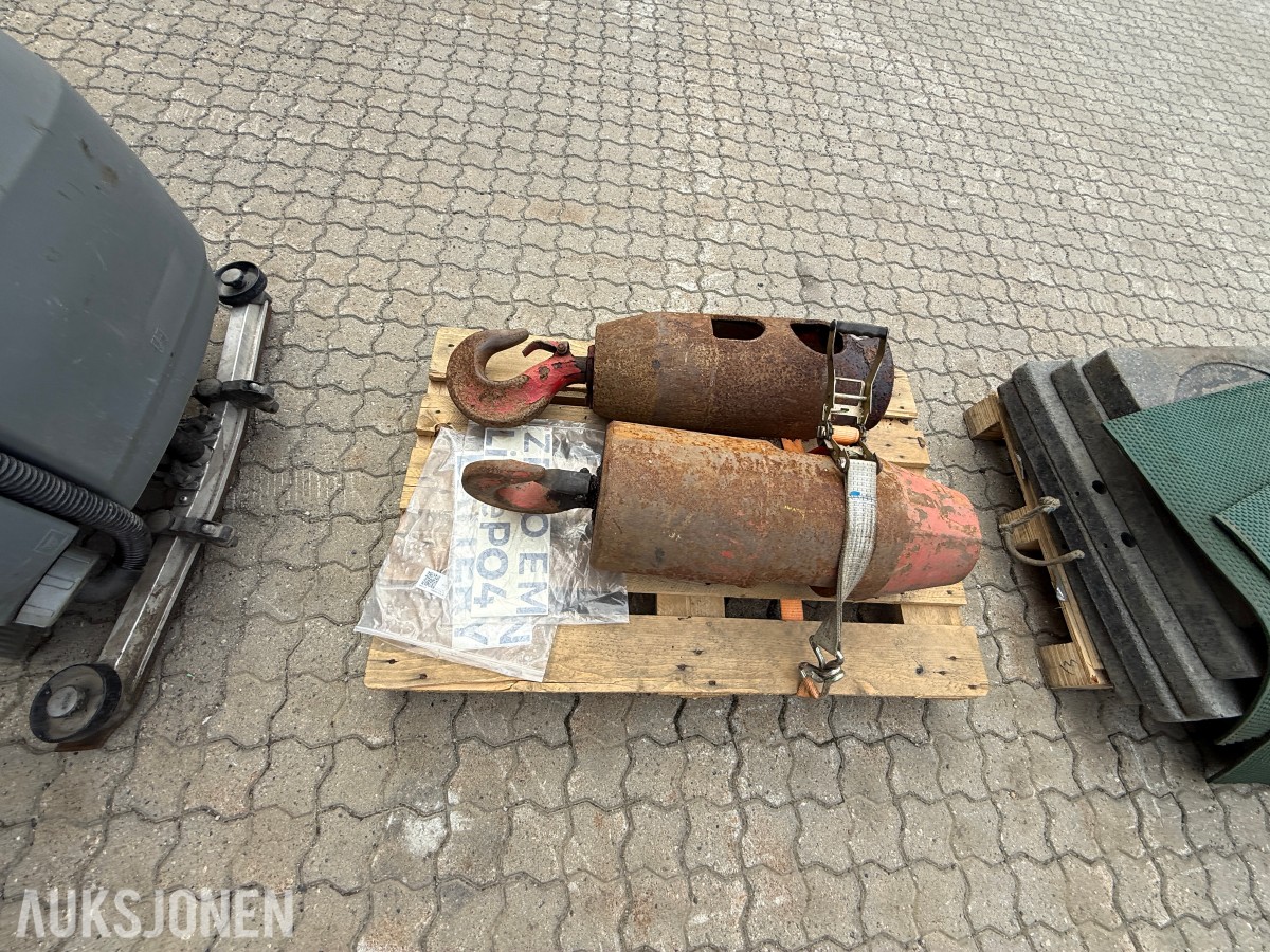 Kranlodd / krokvekter med krok – 2 stk.