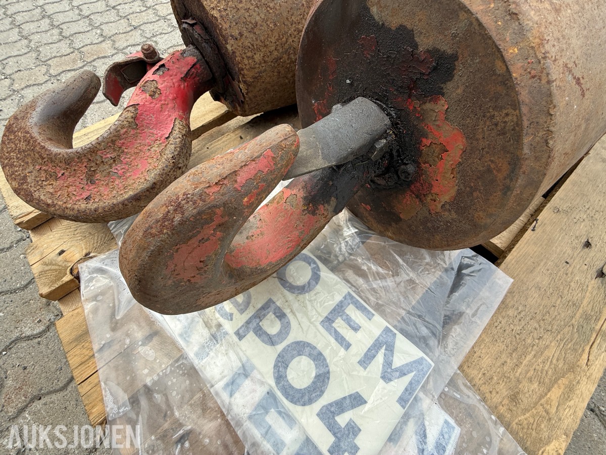 Kranlodd / krokvekter med krok – 2 stk.
