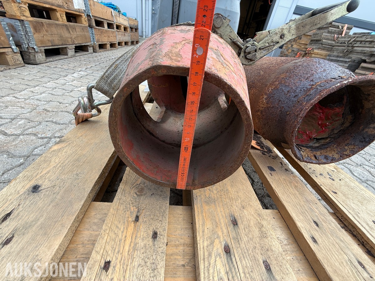 Kranlodd / krokvekter med krok – 2 stk.