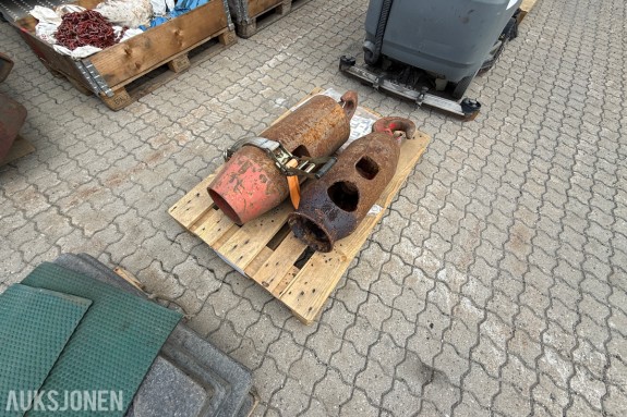 Kranlodd / krokvekter med krok – 2 stk.