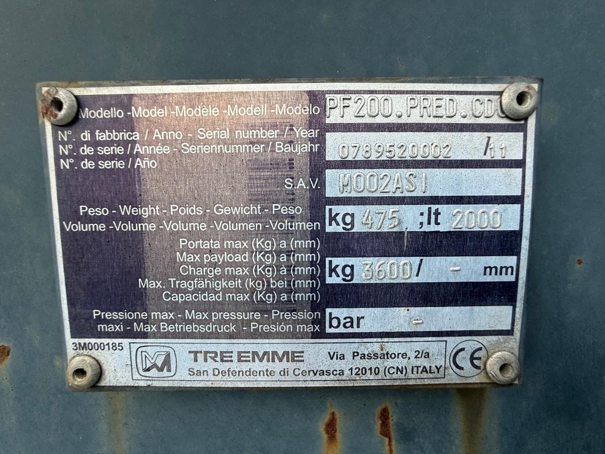 Tre Emme PF 2000 betongskuffe