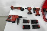 Hilti Nuron 22V verktøypakke - 5 maskiner og 4 batterier