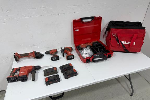 Hilti Nuron 22V verktøypakke - 5 maskiner og 4 batterier
