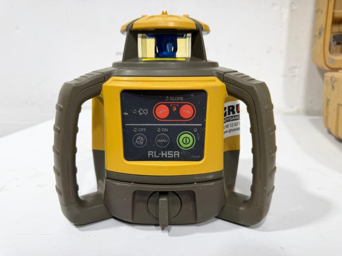 Topcon RL-H5A rotasjonslaser med Leica Rod Eye 160 Digital
