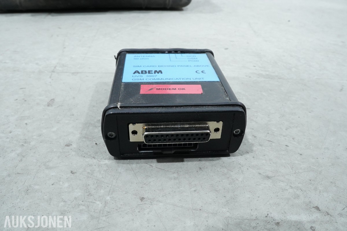 2 stk ABEM UVS 600 vibrasjonsmålere med geofoner og GSM