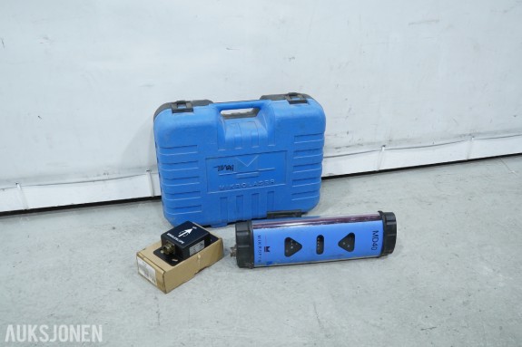 Mikrofyn MD40 lasermottaker med Leica MSS1300 hellingssensor