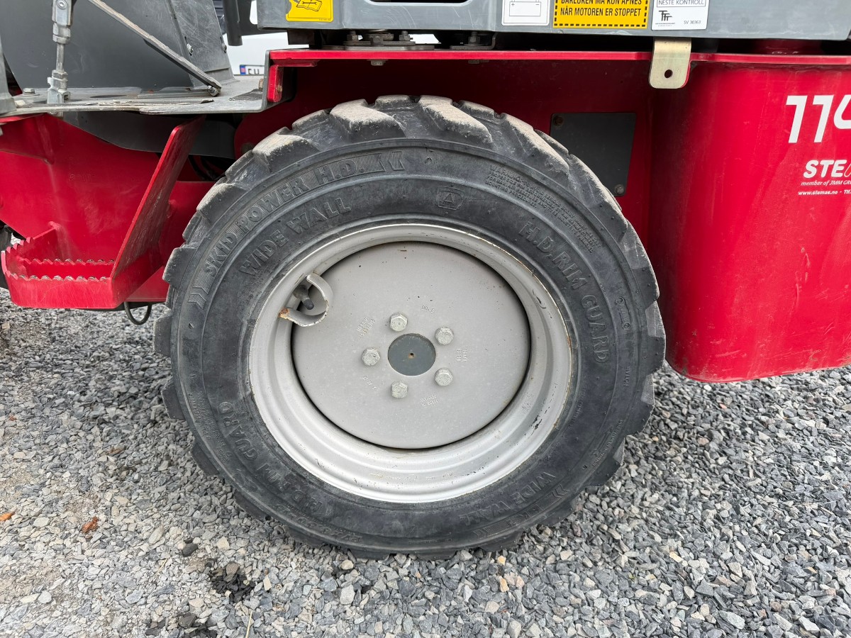 2019 Weidemann 1140 Kompaktlaster med skuffe, pallegafler og asfaltskuffe