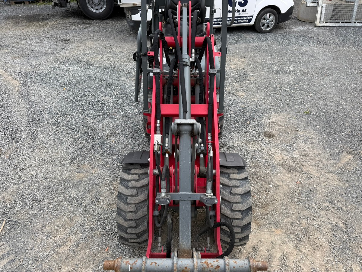 2019 Weidemann 1140 Kompaktlaster med skuffe, pallegafler og asfaltskuffe