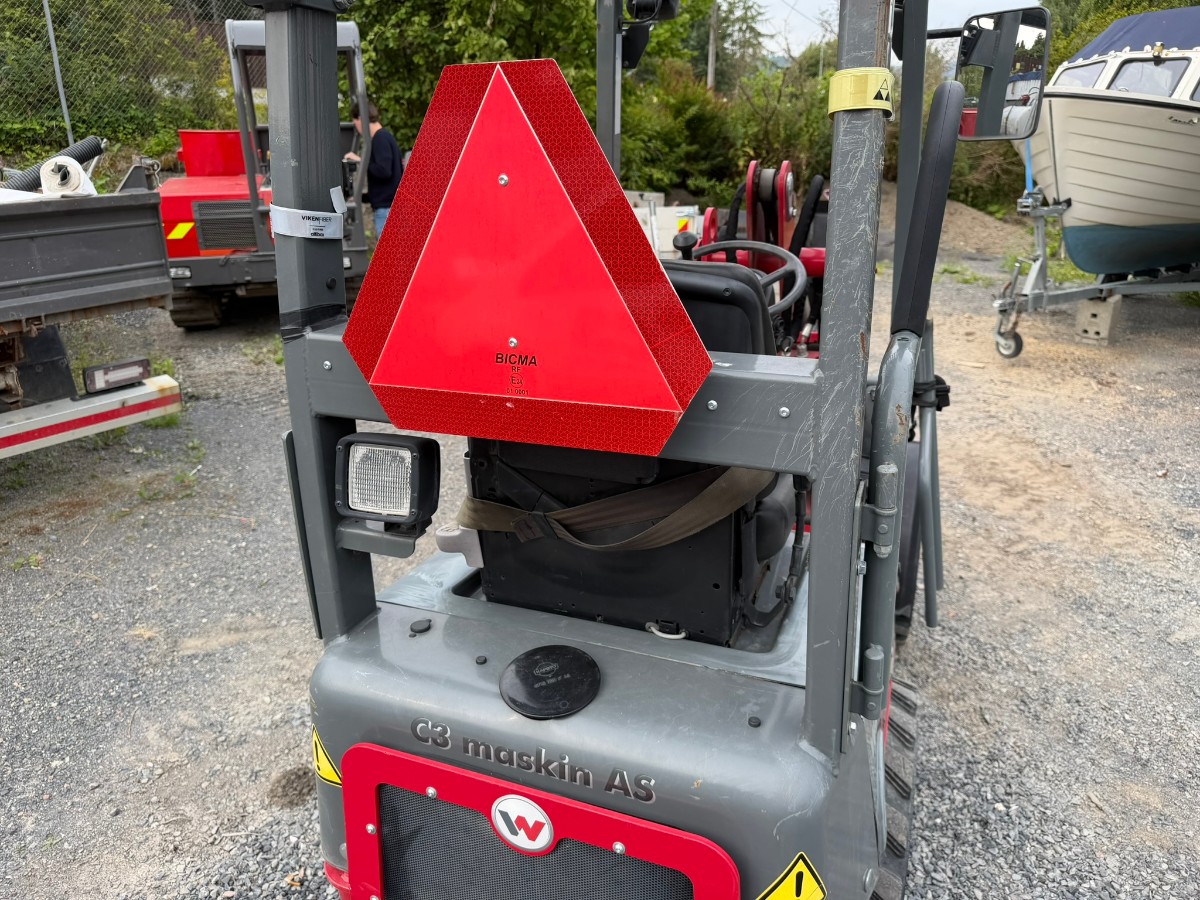 2019 Weidemann 1140 Kompaktlaster med skuffe, pallegafler og asfaltskuffe