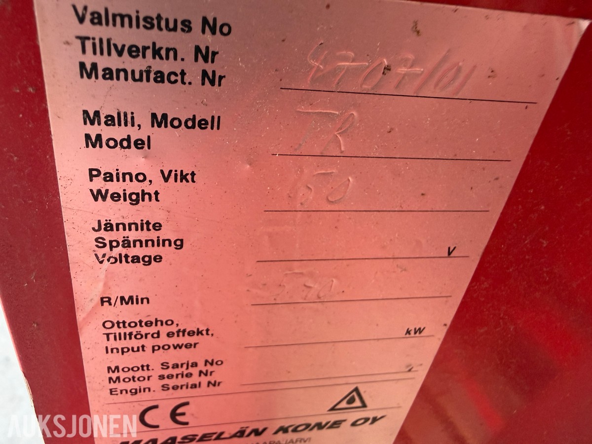 Hakki Pilke Eagle TR vedmaskin