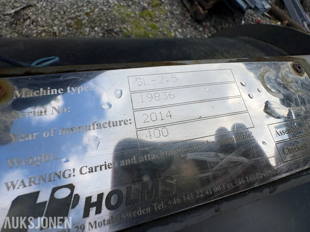 2014 Holms SL-2,5 kost / feiekost / feievals / hydraulisk feiekost