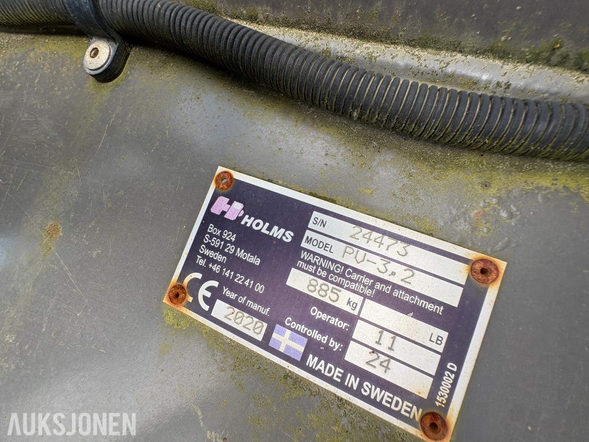 2020 Holms PV-3,2 plog / brøyteskjær