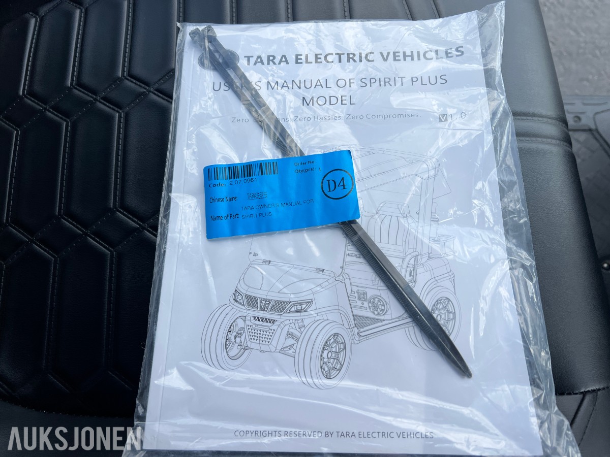Andre Tara Spirit Plus Golf bil