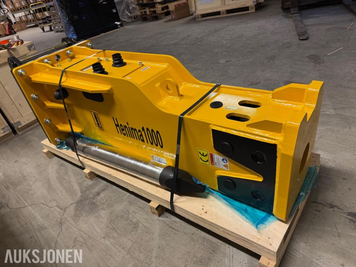 Ny Henima pigghammer til 10-15 tonns gravemaskin S60 m/garanti