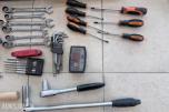 Verktøypakke med Hilti, Biltema og diverse håndverktøy