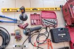 Verktøypakke med Hilti, Biltema og diverse håndverktøy