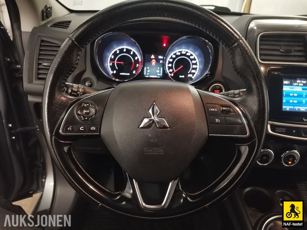 2015 Mitsubishi ASX 1.6 116HK HENGERFESTE KAMERA CRUISE ROCKFORD PANO
