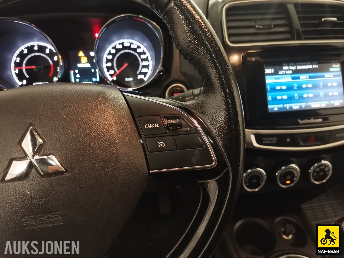 2015 Mitsubishi ASX 1.6 116HK HENGERFESTE KAMERA CRUISE ROCKFORD PANO