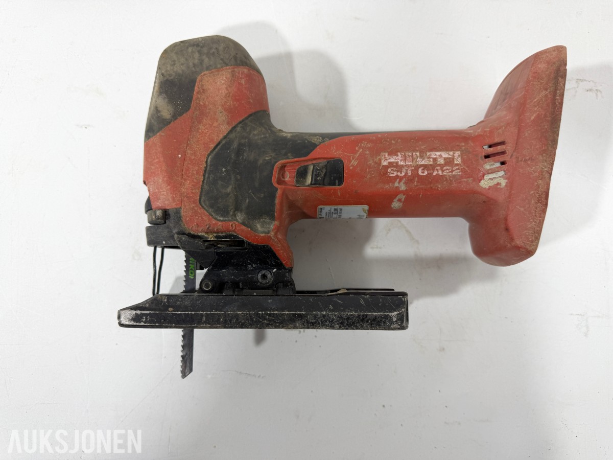 Hilti 22V batteriverktøy - 9 maskiner, 3 batterier og lader