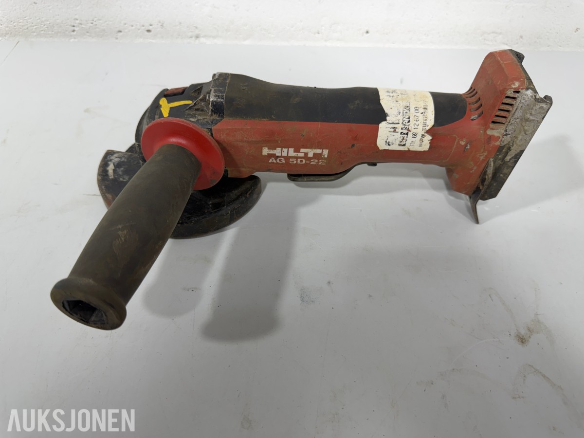 Hilti 22V batteriverktøy - 9 maskiner, 3 batterier og lader