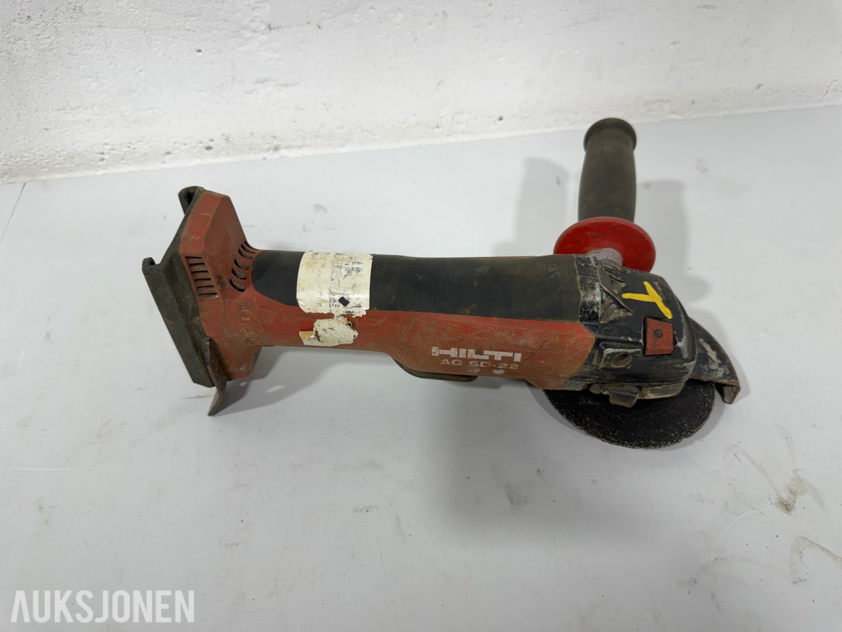 Hilti 22V batteriverktøy - 9 maskiner, 3 batterier og lader