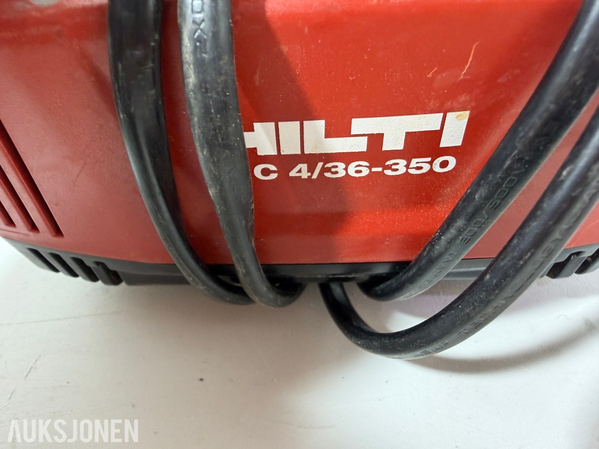 Hilti 22V batteriverktøy - 9 maskiner, 3 batterier og lader