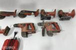 Hilti 22V batteriverktøy - 9 maskiner, 3 batterier og lader