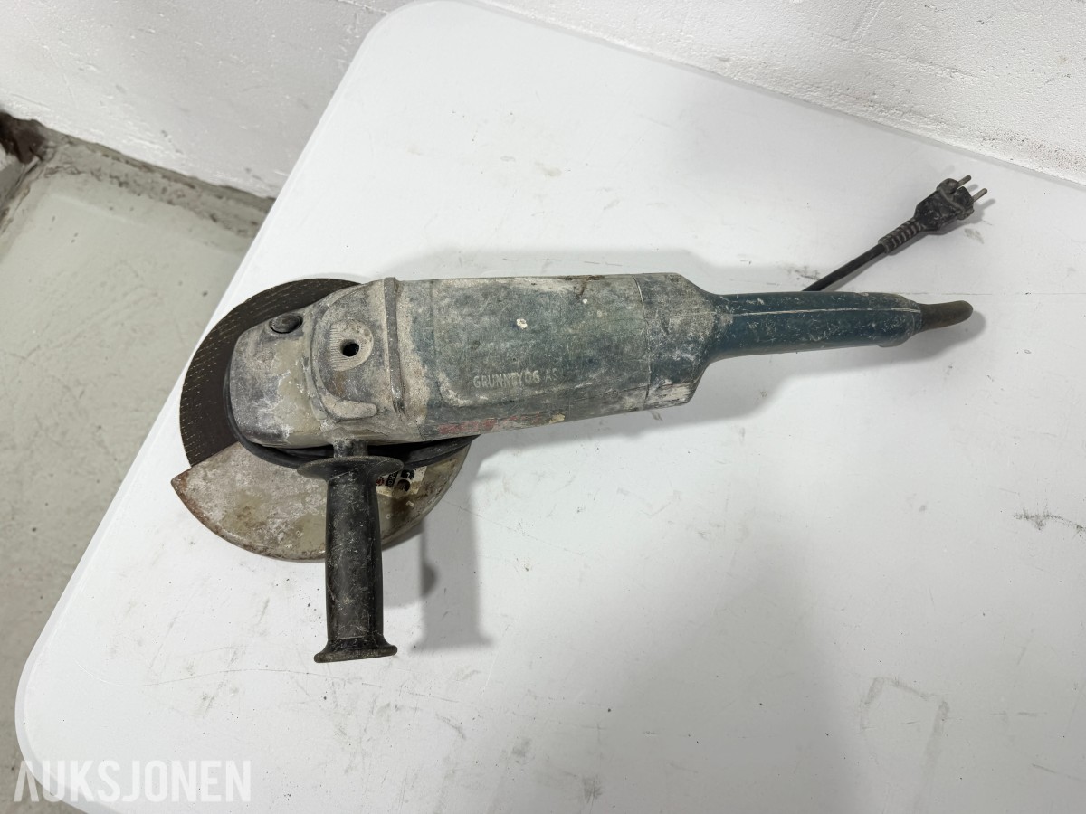 9 stk elektriske verktøy – Würth, Hitachi, Makita, Biltema og Edilgrappa