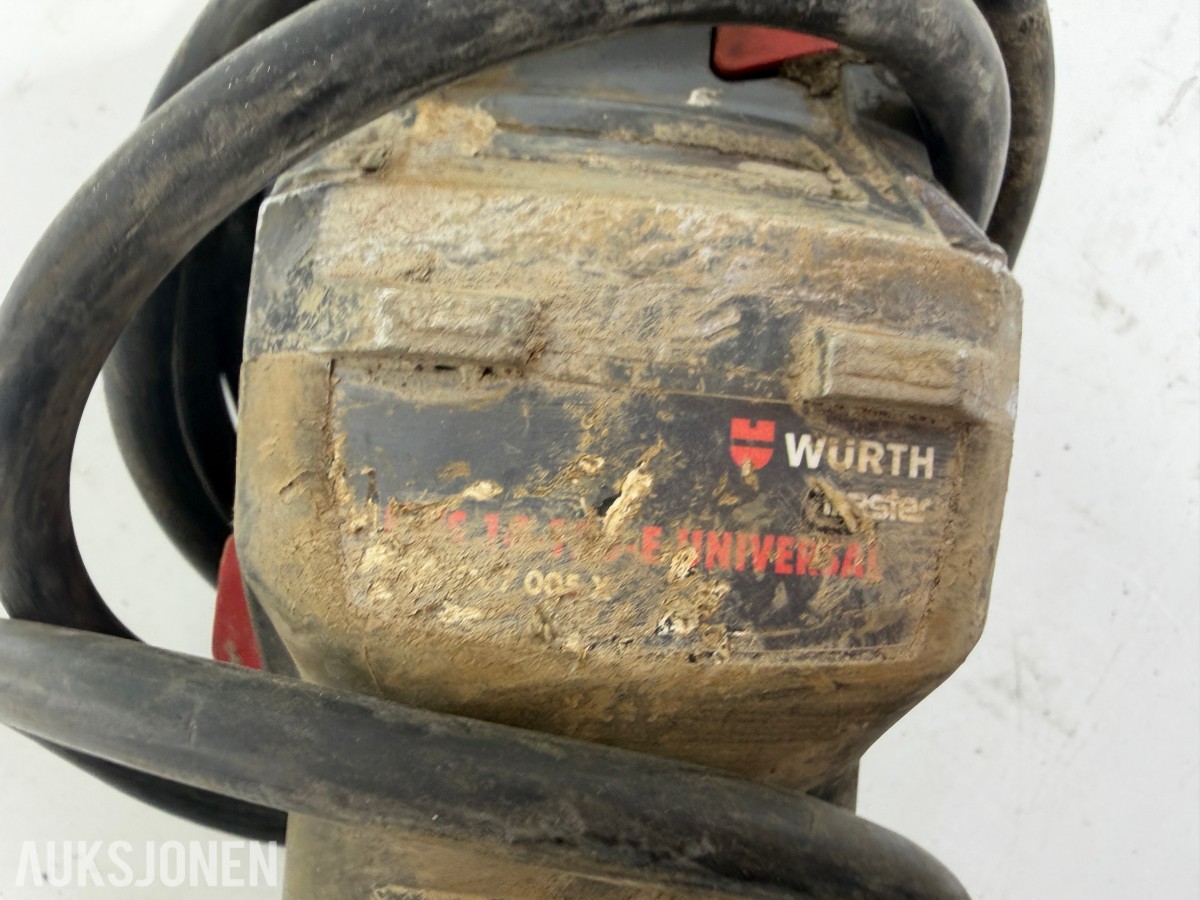 9 stk elektriske verktøy – Würth, Hitachi, Makita, Biltema og Edilgrappa