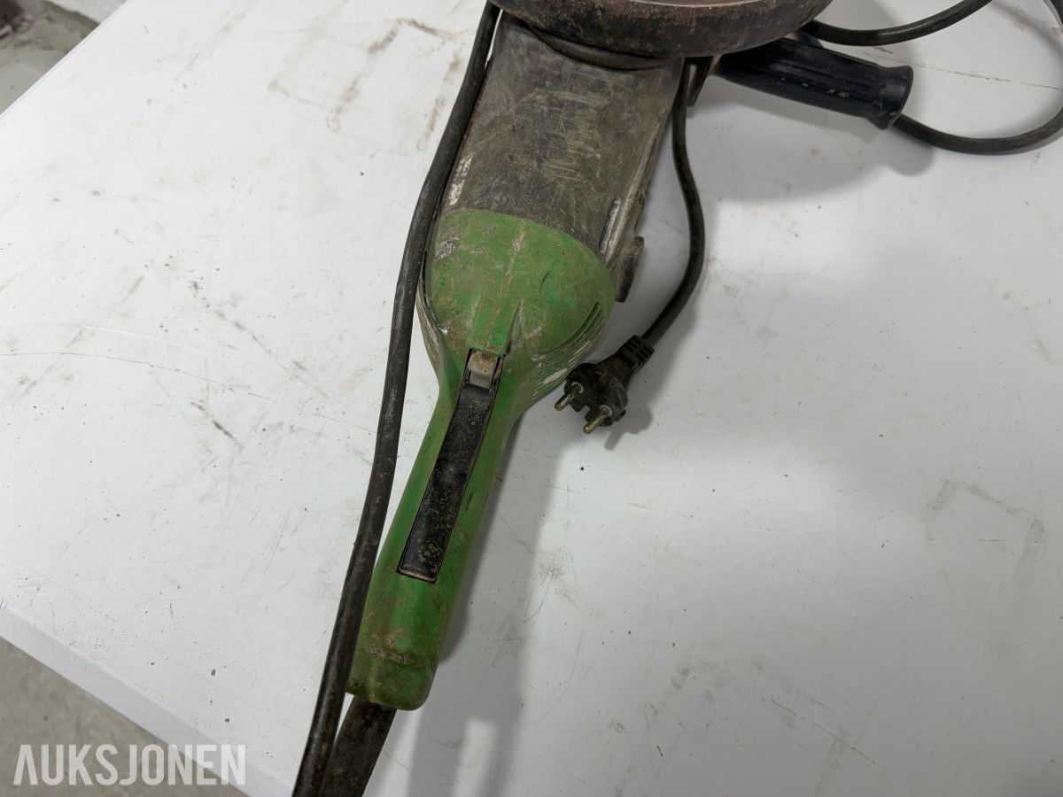 9 stk elektriske verktøy – Würth, Hitachi, Makita, Biltema og Edilgrappa