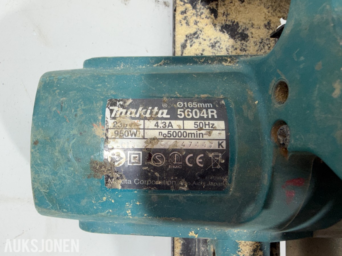 9 stk elektriske verktøy – Würth, Hitachi, Makita, Biltema og Edilgrappa