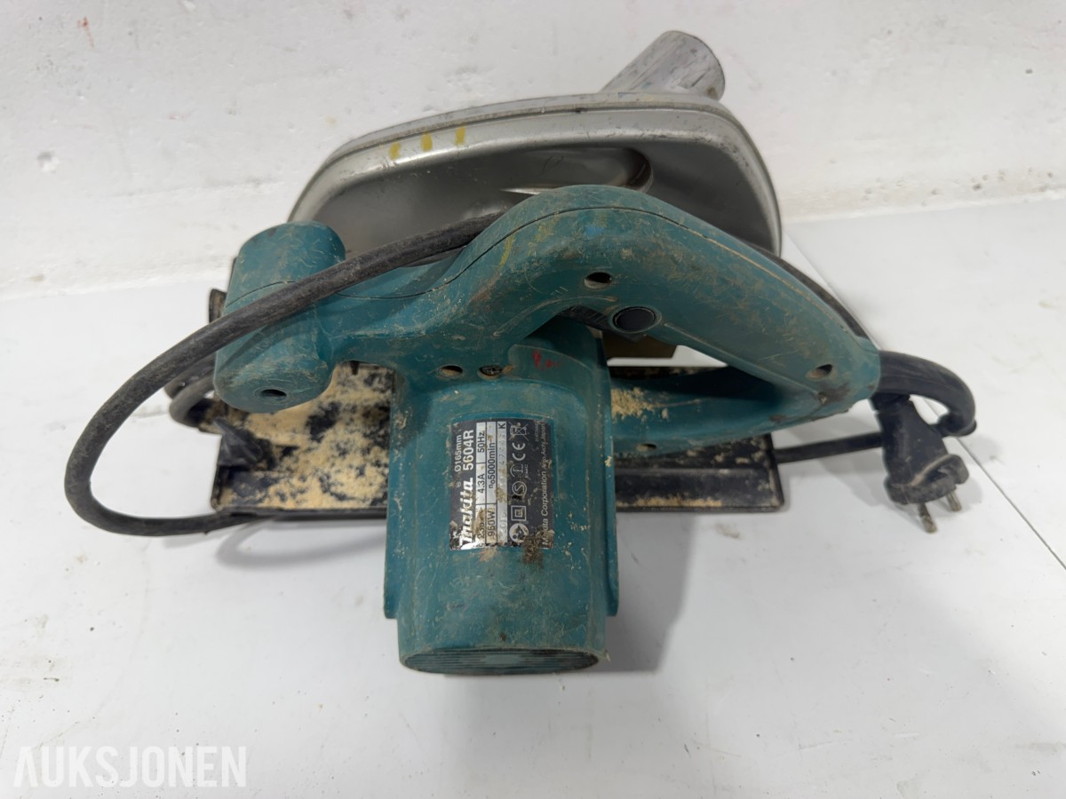9 stk elektriske verktøy – Würth, Hitachi, Makita, Biltema og Edilgrappa