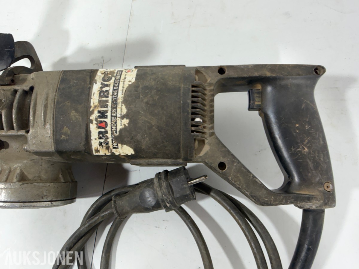 9 stk elektriske verktøy – Würth, Hitachi, Makita, Biltema og Edilgrappa