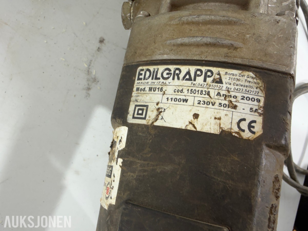 9 stk elektriske verktøy – Würth, Hitachi, Makita, Biltema og Edilgrappa