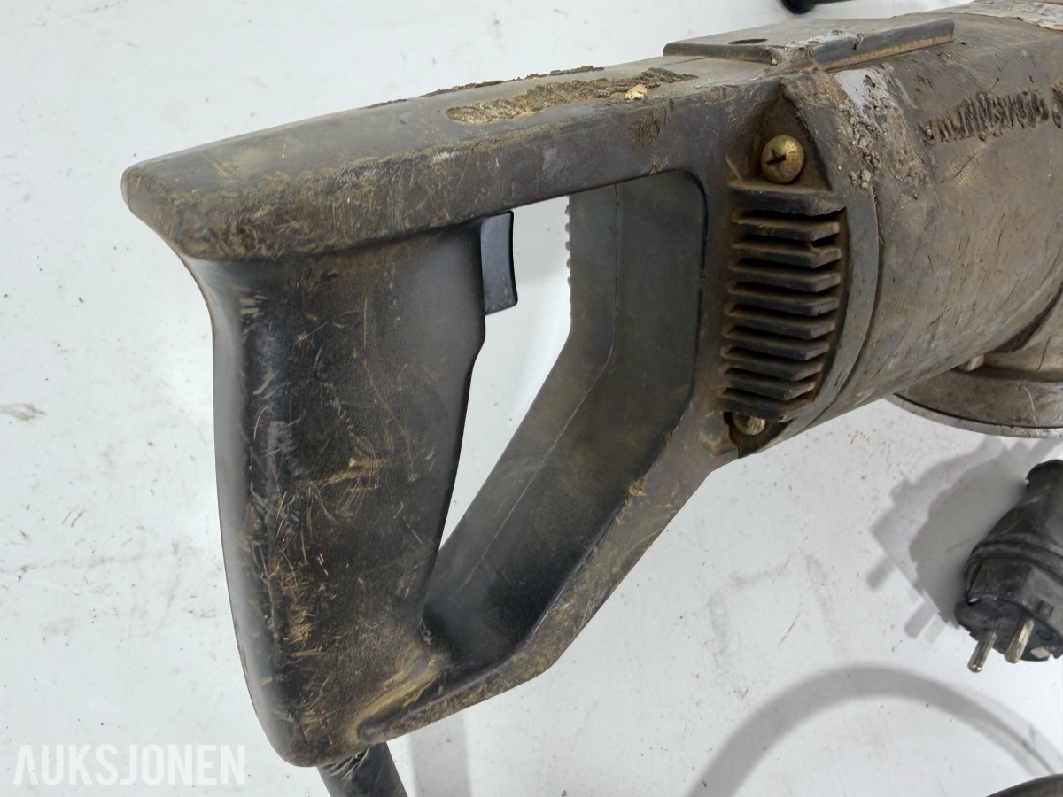 9 stk elektriske verktøy – Würth, Hitachi, Makita, Biltema og Edilgrappa