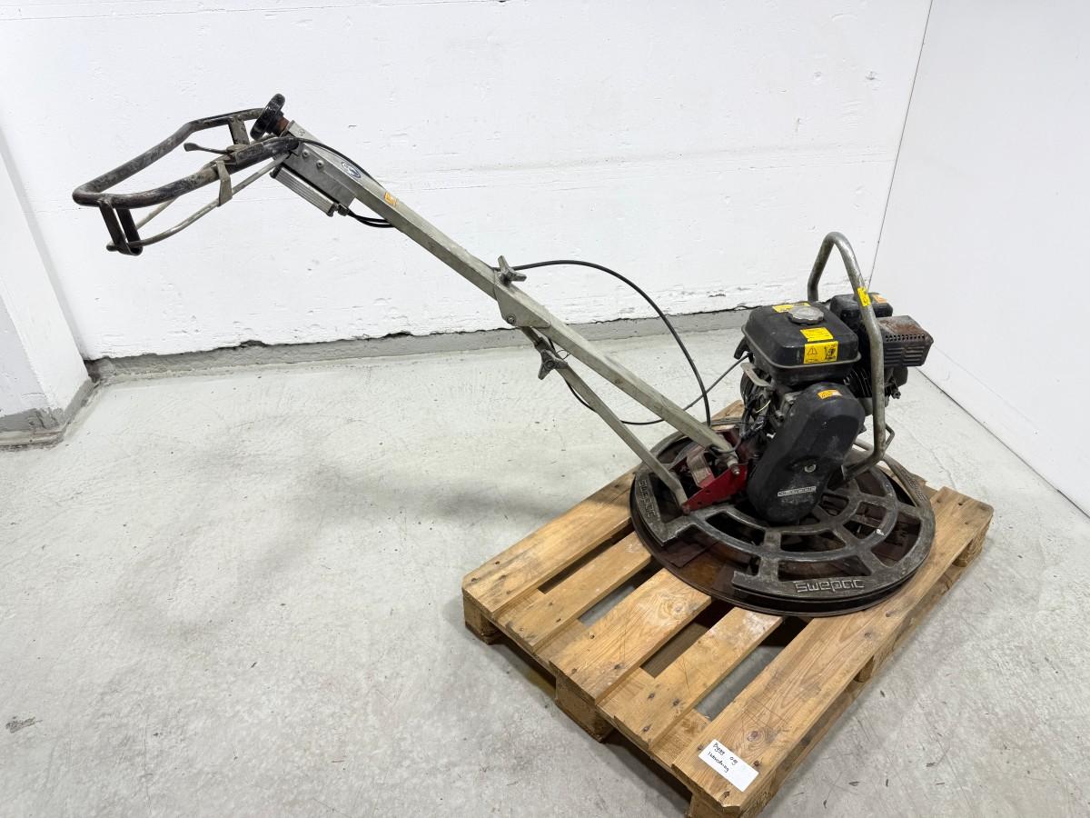 Swepac TR 750 betongglatter med Honda GX200 bensinmotor
