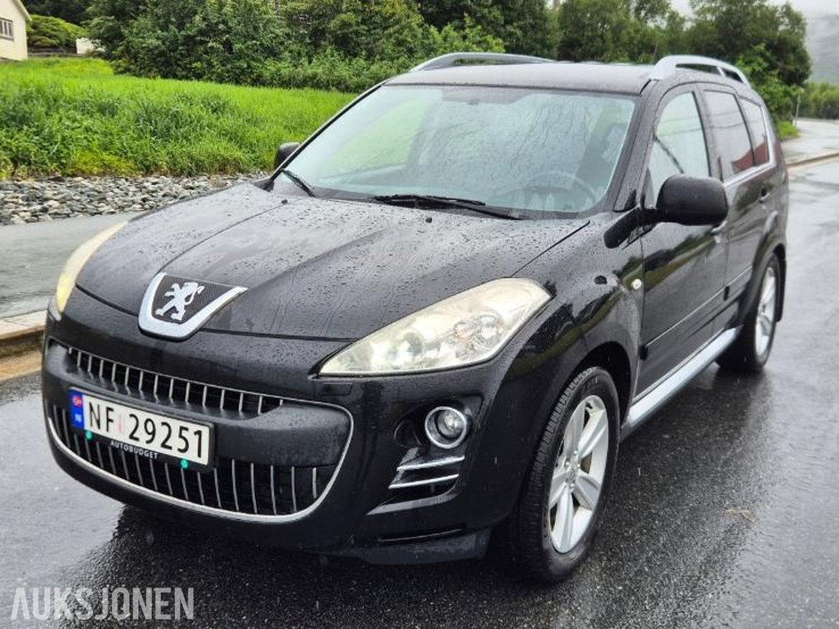 2007 Peugeot 4007 2.2 156hk 4X4 ryggekamera skinnseter 7 seter hengerfeste