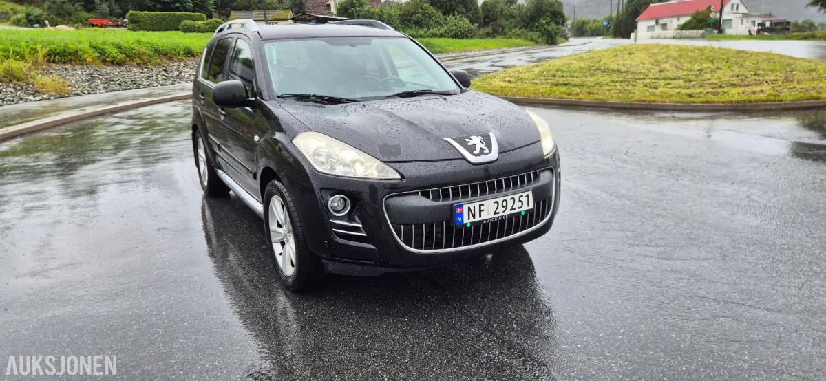 2007 Peugeot 4007 2.2 156hk 4X4 ryggekamera skinnseter 7 seter hengerfeste