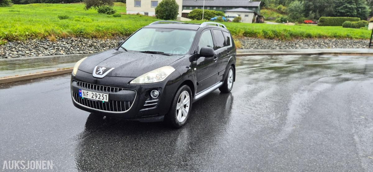 2007 Peugeot 4007 2.2 156hk 4X4 ryggekamera skinnseter 7 seter hengerfeste
