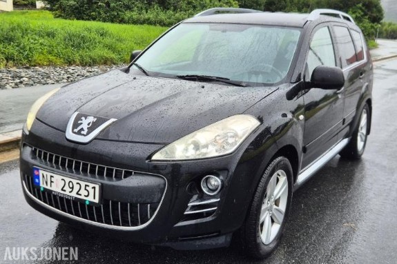2007 Peugeot 4007 2.2 156hk 4X4 ryggekamera skinnseter 7 seter hengerfeste