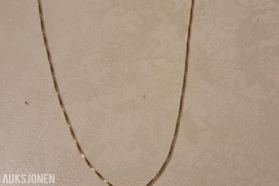 Gullkjede 14 karat gull stemplet 585