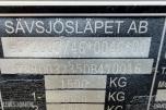 Sävsjösläpet skaphenger, 870 kg nyttelast